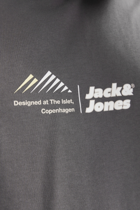 Jack & Jones jcolima logo tee ss crew neck bf ln